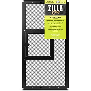 Zilla Fresh Air Screen Cover with Hinged Door for Terrariums, 20-in
