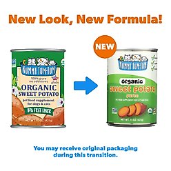 Nummy Tum-Tum Pure Organic Sweet Potato Canned Dog & Cat Food Supplement, 15-oz, case of 12 slide 2 of 6