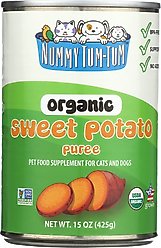 Nummy Tum-Tum Pure Organic Sweet Potato Canned Dog & Cat Food Supplement, 15-oz, case of 12