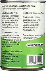 Nummy Tum-Tum Pure Organic Sweet Potato Canned Dog & Cat Food Supplement, 15-oz, case of 12 slide 2 of 5