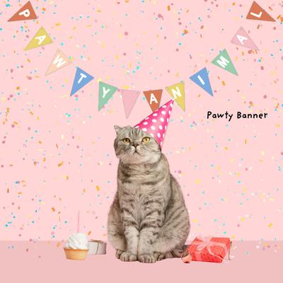 Show full view: Sweet Paws x Five Dot Post "Pawty Animal" CAT Mini Pawty Pack, 18 piece set slide 6 of 10