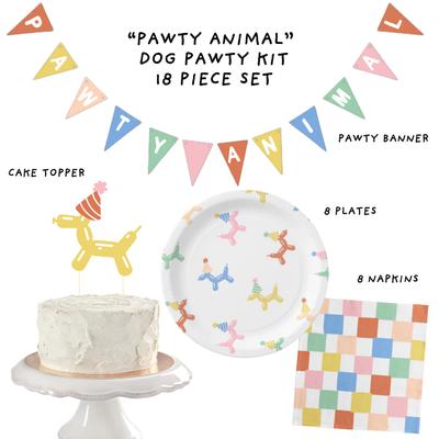 Show full view: Sweet Paws x Five Dot Post "Pawty Animal" DOG Mini Pawty Pack, 18 piece set slide 8 of 10