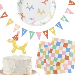 Sweet Paws x Five Dot Post "Pawty Animal" DOG Mini Pawty Pack, 18 piece set