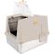 Show in main carousel: allforpaws Go Fresh Stainless Steel Hooded Cat Litter Box, Sand slide 10 of 10