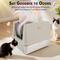 Show in main carousel: allforpaws Go Fresh Stainless Steel Hooded Cat Litter Box, Sand slide 4 of 10