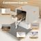 Show in main carousel: allforpaws Go Fresh Stainless Steel Hooded Cat Litter Box, Sand slide 5 of 10