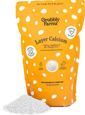 Show full view: Grubbly Farms Layer Calcium Vitamins Poultry Granules, 5-lb bag slide 2 of 5