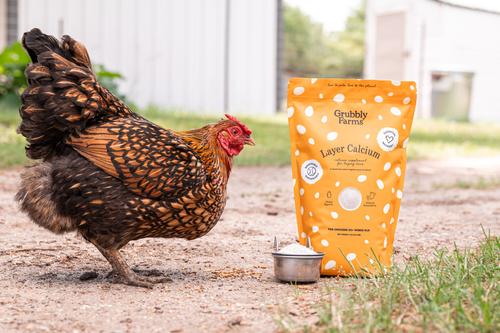 Show full view: Grubbly Farms Layer Calcium Vitamins Poultry Granules, 5-lb bag slide 4 of 5