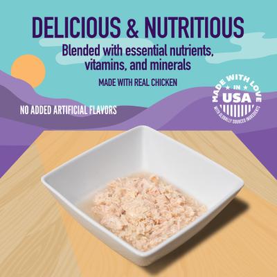 Show full view: A Strong Heart Chicken Shreds in Sauce, 3-oz can, case of 24 slide 5 of 10