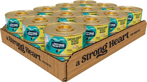 Show full view: A Strong Heart Chicken Shreds in Sauce, 3-oz can, case of 24 slide 4 of 10