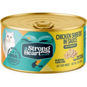 A Strong Heart Chicken Shreds in Sauce, 3-oz can, case of 24