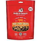 Stella & Chewy's Beef Liver Freeze-Dried Raw Dog Treats, 3-oz bag