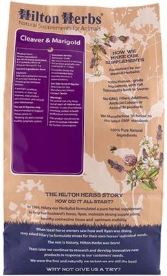 Show full view: Hilton Herbs Cleavers & Marigold Lymphatic Support Horse Supplement, 1.65-lb bag slide 2 of 6