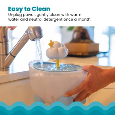 Show full view: Catstages Purrfect Rain Cat Water Fountain, 67-oz slide 7 of 11