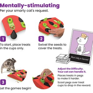 Outward Hound Melon Madness Puzzle & Play Cat Toy