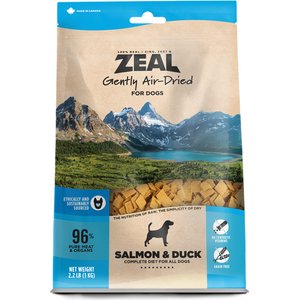 ZEAL Salmon & Duck Recipe Grain-Free Gently Air-Dried Dog Food, 2.2-lb bag
