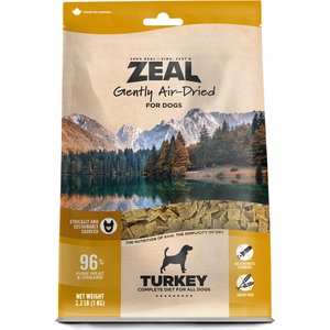 ZEAL Turkey Recipe Grain-Free Gently Air-Dried Dog Food, 2.2-lb bag