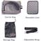 Show in main carousel: jansno Small Pet Carrier with Stable Handle & Waterproof Pad, Grey, Large slide 5 of 6