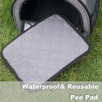 Show full view: jansno Guinea Small Pet Carriers Waterproof Pad, Grey, Grey slide 6 of 7