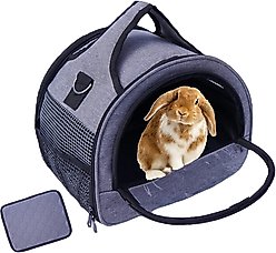 jansno Guinea Small Pet Carriers Waterproof Pad, Grey, Grey
