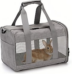 jansno Portable Small Pet Carrier Hand Bag, Gray