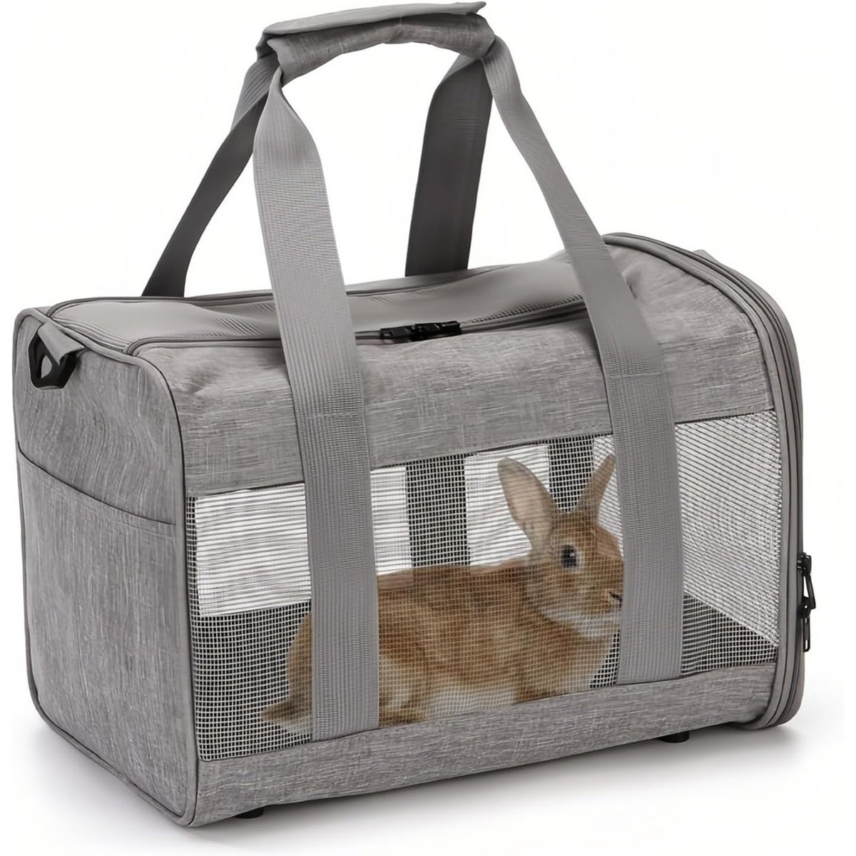 jansno Portable Small Pet Carrier Hand Bag, Gray