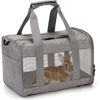 jansno jansno Portable Small Pet Carrier Hand Bag, Gray
