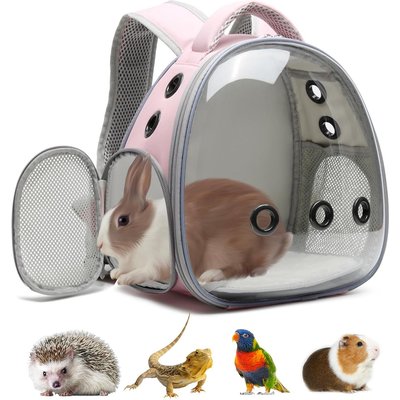 jansno jansno Portable Small Pet Carrier Backpack, Pink