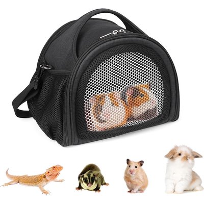 jansno jansno Portable Small Pet Carrier Bag, Black