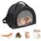 Show in main carousel: jansno Portable Small Pet Carrier Bag, Black slide 1 of 6