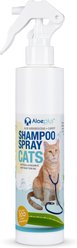 Aloeplus Itchy Skin Relief, Hypoallergenic Rinse-Off Spray Shampoo for Cats, 8.45-fl oz bottle