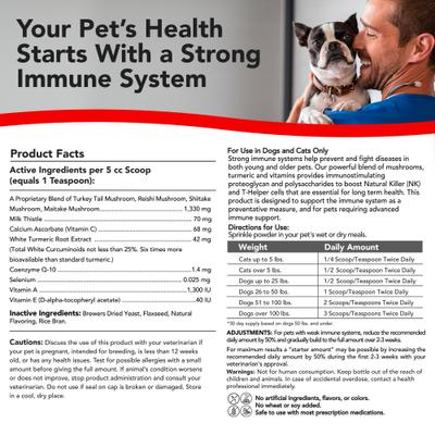 VetSmart Formulas Critical Immune Defense Mushroom & Turmeric Compound Dog & Cat Supplement, 6.3-oz bottle
