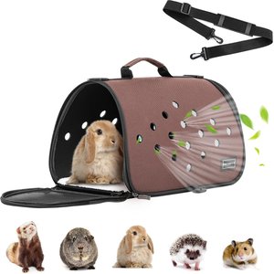 jansno Portable Small Pet Carrier, Brown