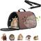 Show in main carousel: jansno Portable Small Pet Carrier, Brown slide 1 of 6