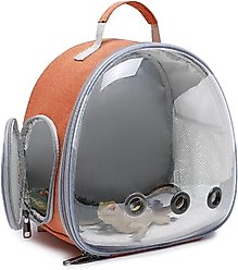 jansno Space Capsule Small Animal Carrier Backpack, Orange