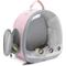 Show in main carousel: jansno Space Capsule Small Animal Carrier Backpack, Pink slide 1 of 7