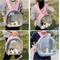 Show in main carousel: jansno Space Capsule Small Animal Carrier Backpack, Pink slide 3 of 7