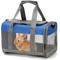 Show in main carousel: jansno Portable Small Pet Carrier Hand Bag, Blue & Gray slide 1 of 7