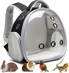 jansno Portable Small Pet Carrier Backpack, Black