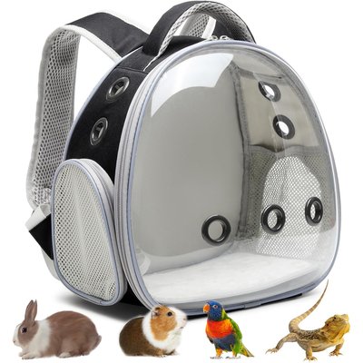 jansno jansno Portable Small Pet Carrier Backpack, Black