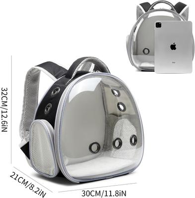 Show full view: jansno Portable Small Pet Carrier Backpack, Black slide 2 of 6