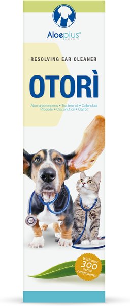 Show full view: Aloeplus Otorì Resolutive Ear Cleanser for Dogs & Cats, 4.23-fl oz bottle slide 4 of 7