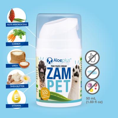 Show full view: Aloeplus Zampet Natural Paw Cream for Dogs & Cats, 1.69-fl oz bottle slide 8 of 8