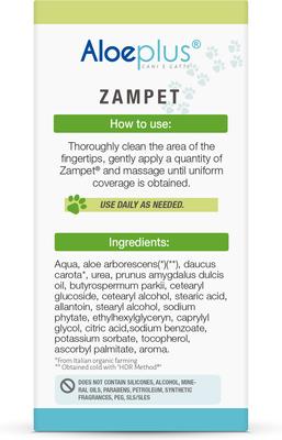 Show full view: Aloeplus Zampet Natural Paw Cream for Dogs & Cats, 1.69-fl oz bottle slide 4 of 8