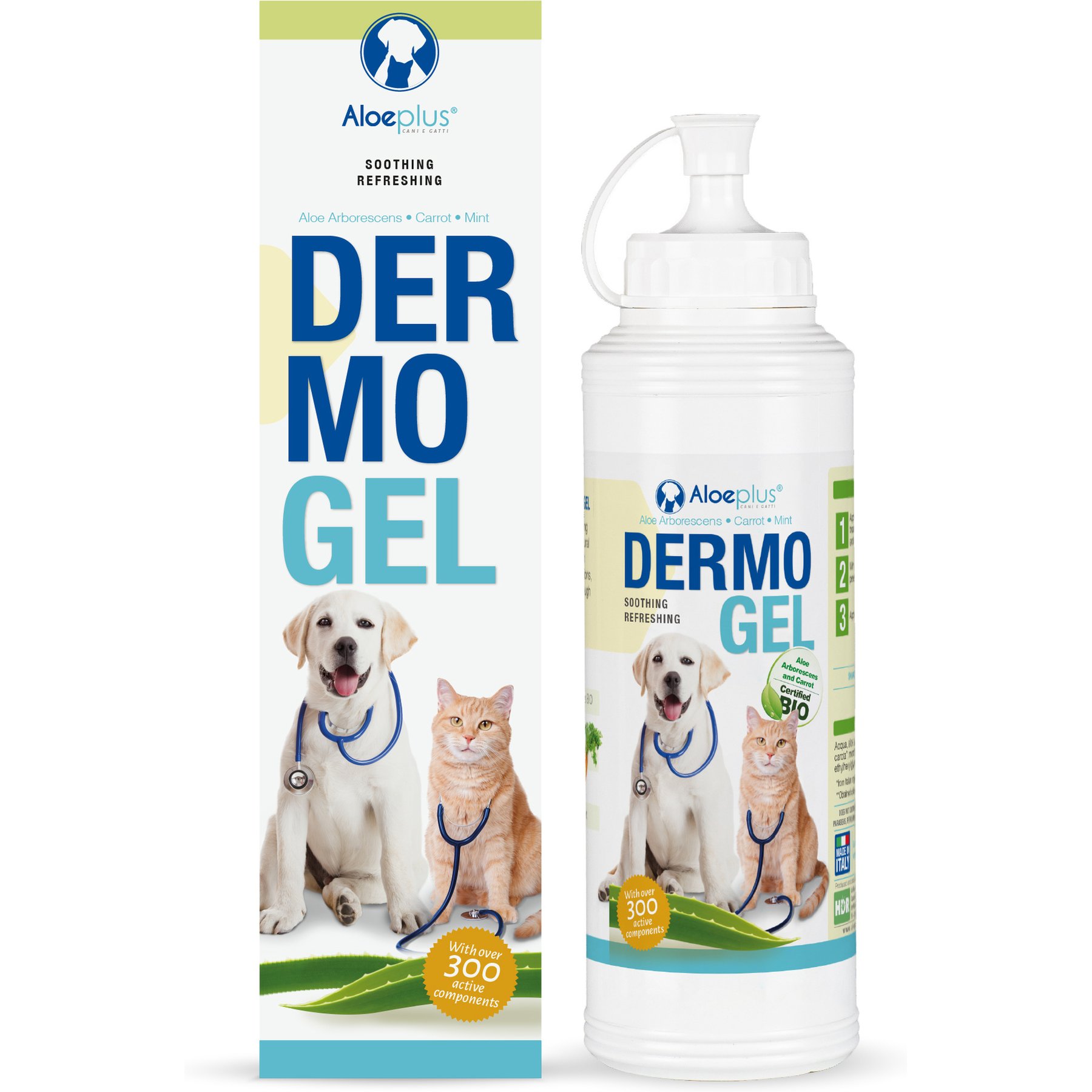 Aloeplus Dermogel Soothing Wound Care Gel for Dogs & Cats, 6.76-fl oz
