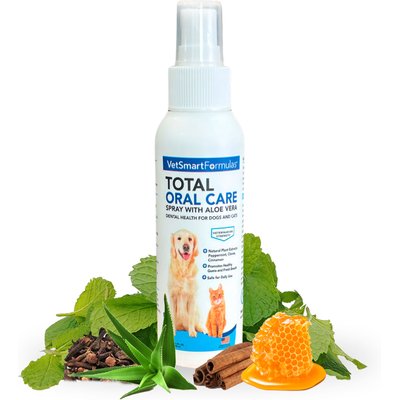 VetSmart Formulas VetSmart Formulas Total Oral Care Dog & Cat Dental Spray, 4-oz bottle, 1 count