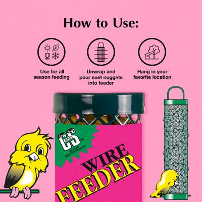 Show full view: C&S Wild Bird Nugget Bird Feeder, 11.25-in slide 5 of 13