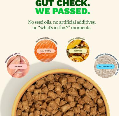 Show full view: Get Joy Chicken Recipe Human-Grade All Life Stages Freeze-Dried Raw Dog Food, 32-oz bag slide 7 of 12