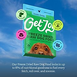Get Joy Chicken Recipe Human-Grade All Life Stages Freeze-Dried Raw Dog Food, 32-oz bag slide 2 of 9