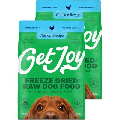Get Joy Get Joy Fresh Chicken Gluten-Free Freeze-Dried Raw Dog Food, 64-oz bundle